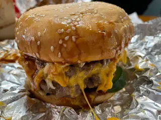Five Guys Cheeseburger